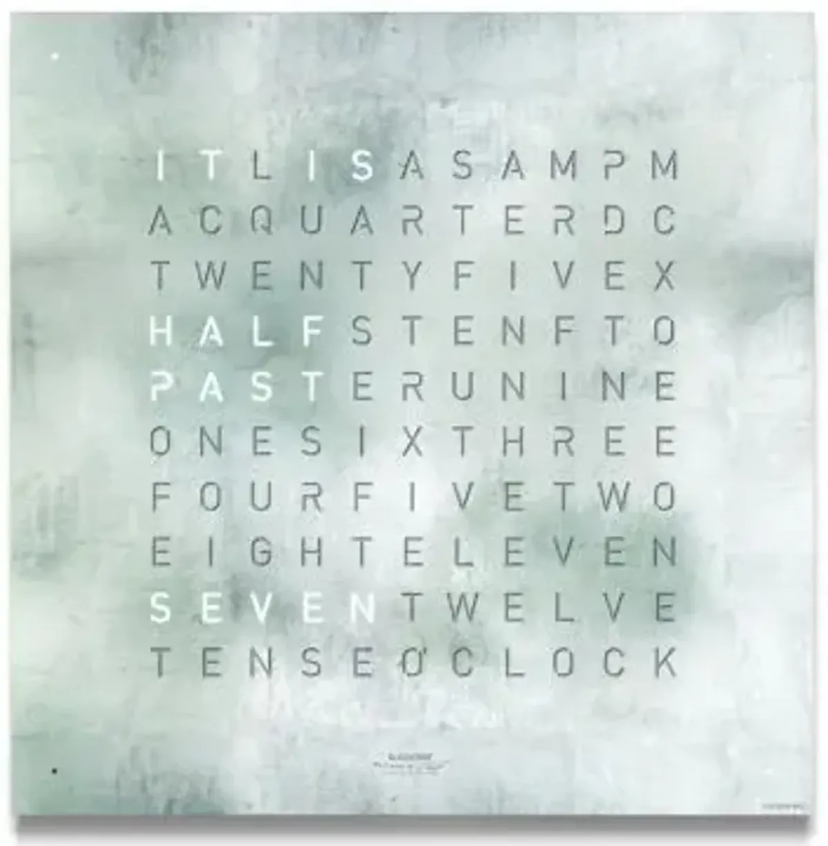 EARTH CREATOR´S EDITION PLATINUM Wall Clock