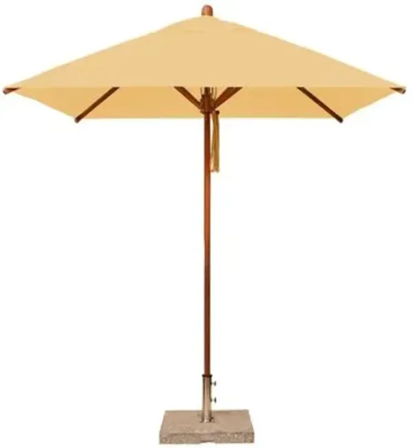 Levante Square Bamboo Umbrella
