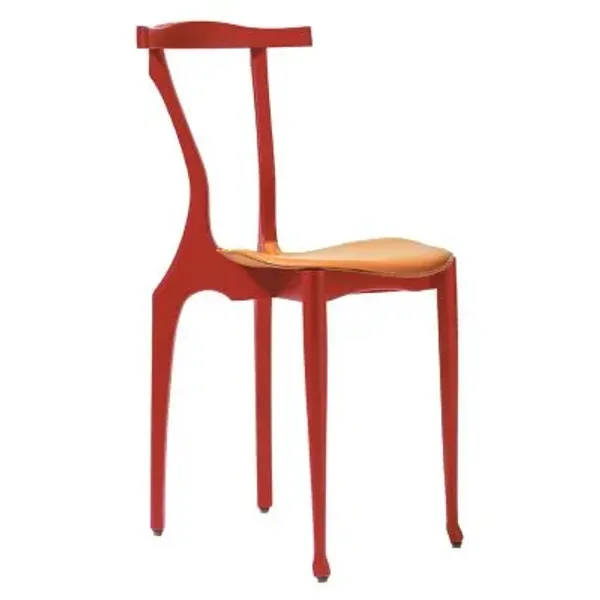 Gaulinetta Dining Chair with Leather Seat