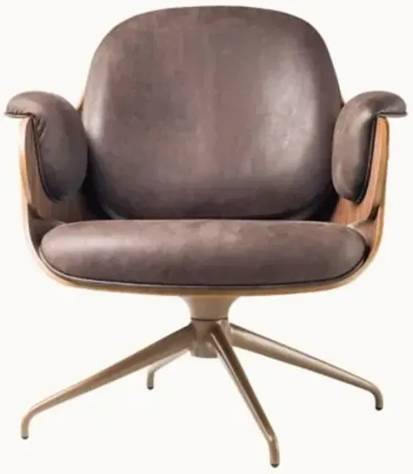 Low Lounger Lounge Chair with Swivel Base