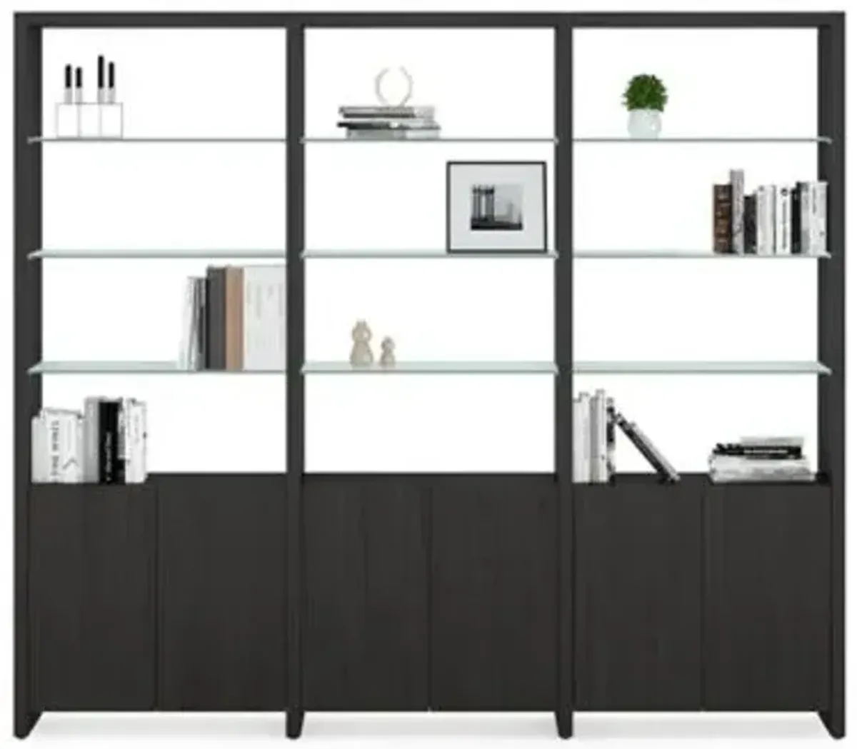 Linea Shelf 5802 + 5802A + 5802A Shelving System