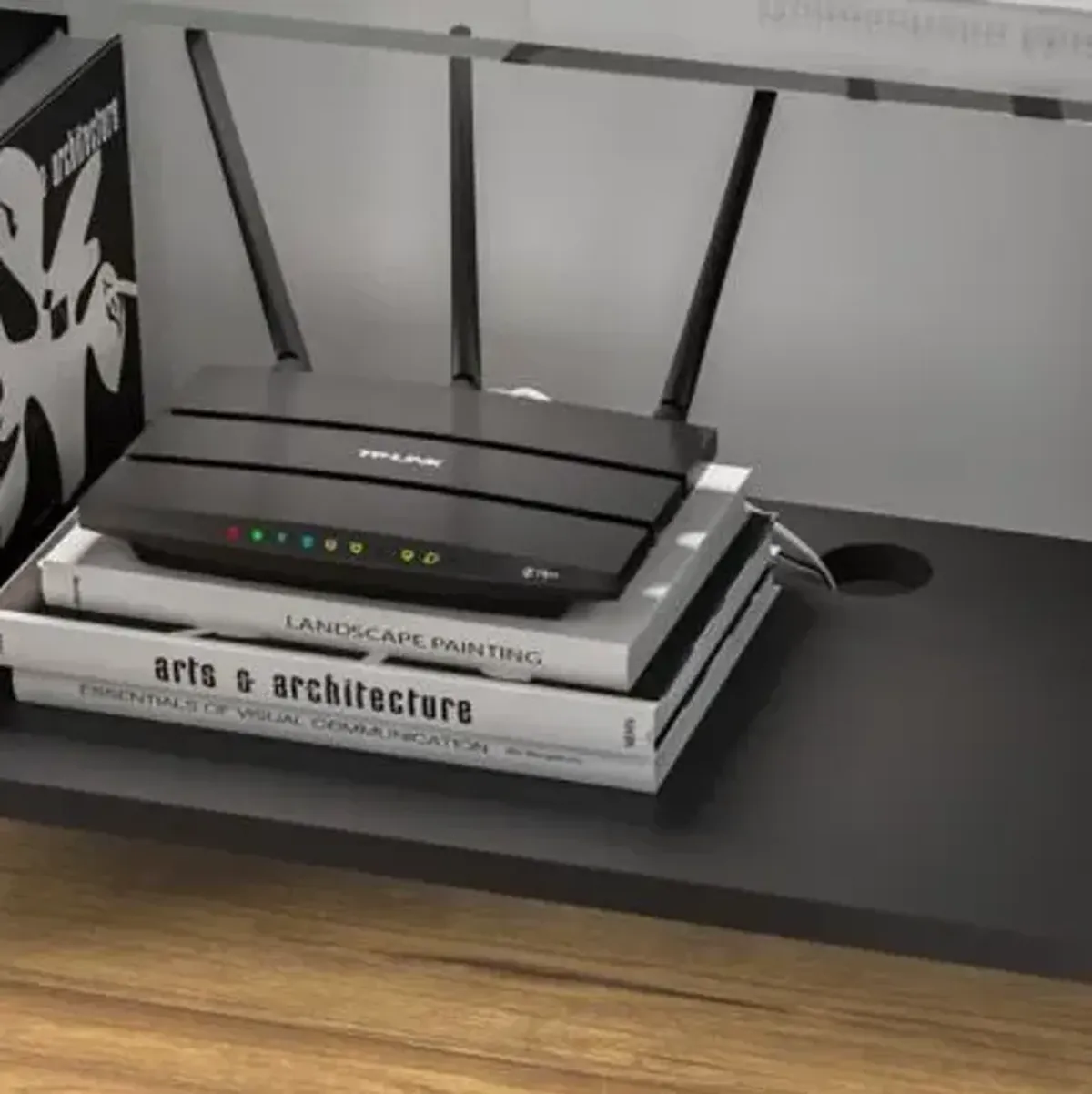 Linea Shelf 5802 + 5801A + 5802A Shelving System