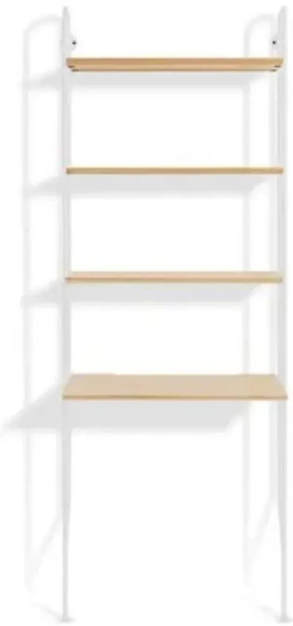 Hitch Bookcase and Desk