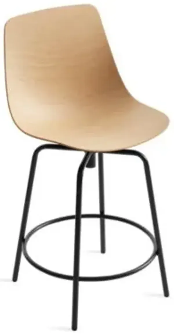 Clean Cut Swivel Barstool