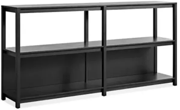 Open Plan Large Low Bookcase