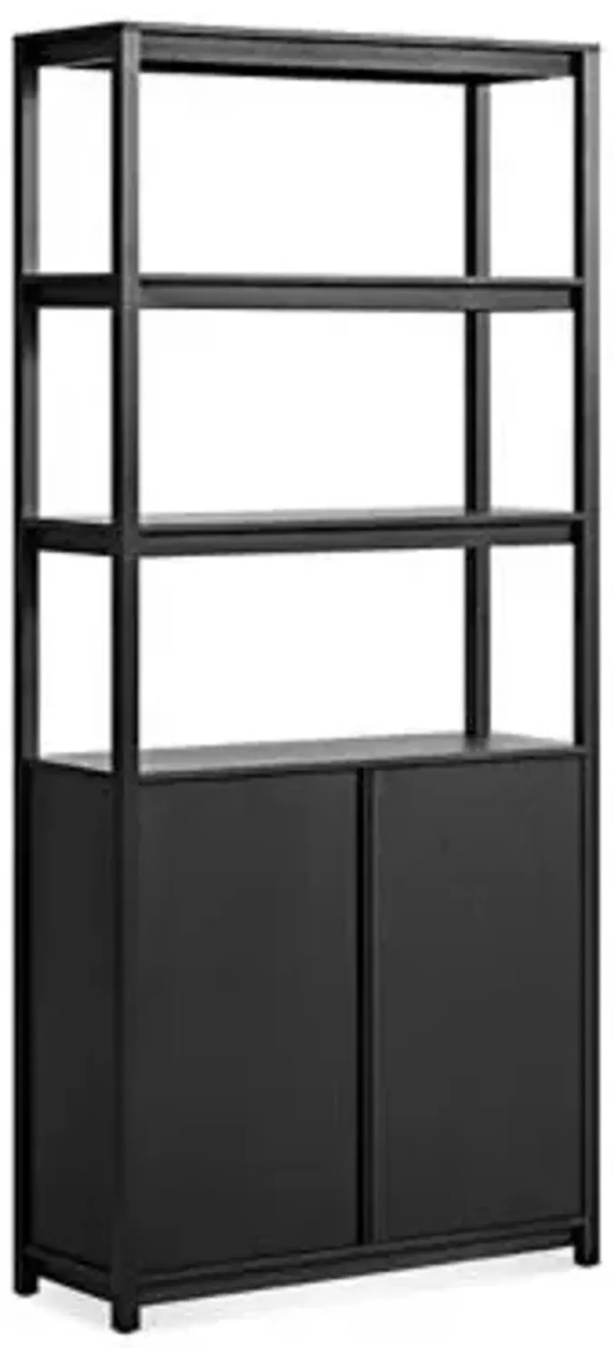 Open Plan Tall Bookcase with Storage