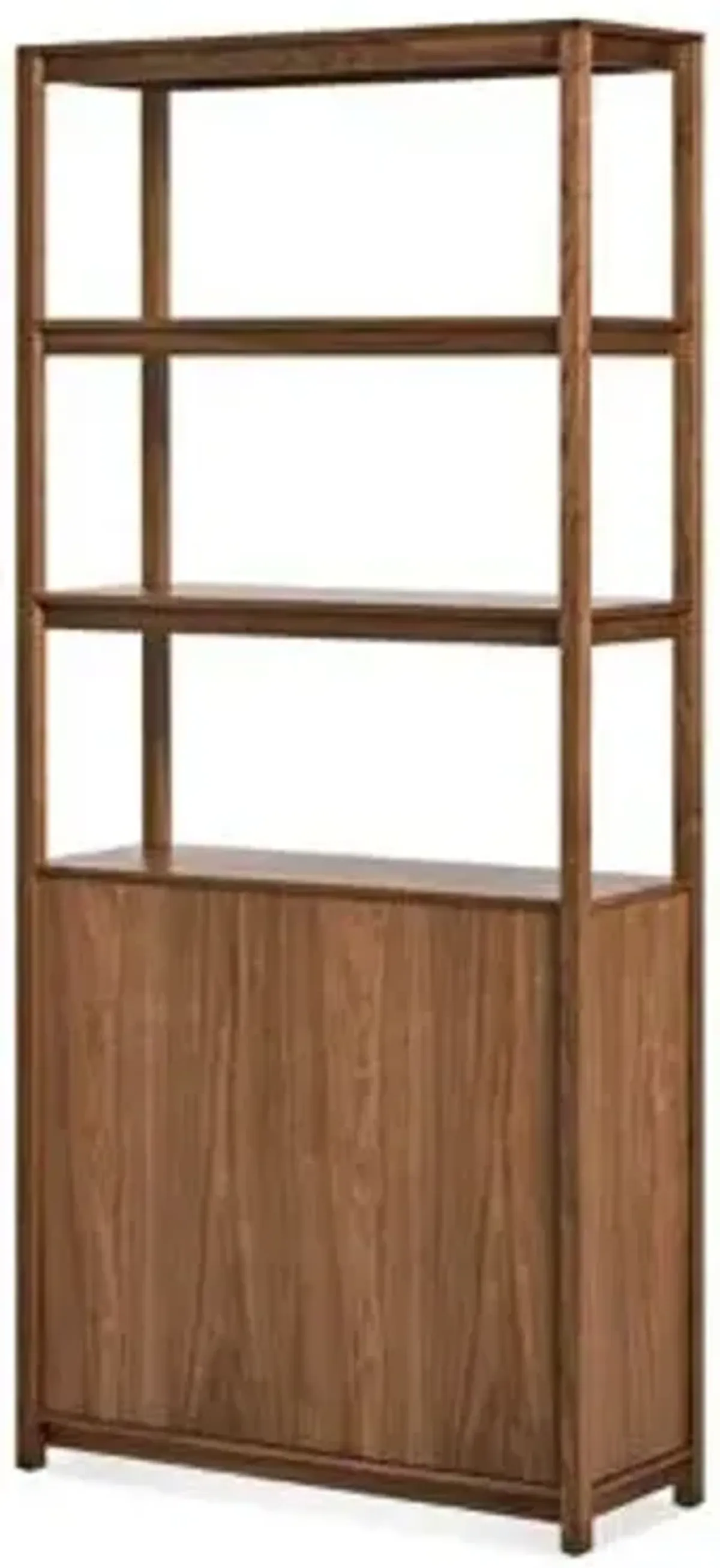 Open Plan Tall Bookcase with Storage