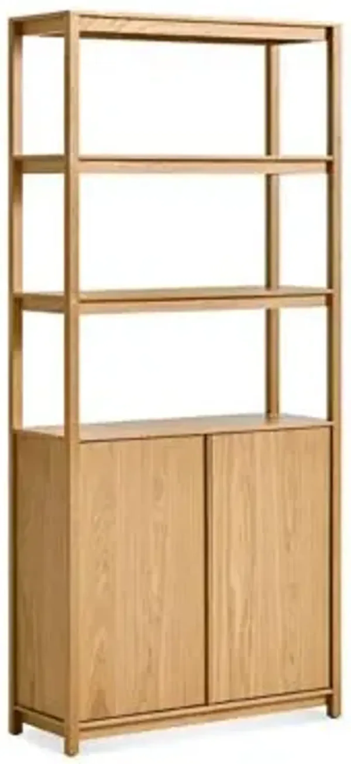Open Plan Tall Bookcase with Storage