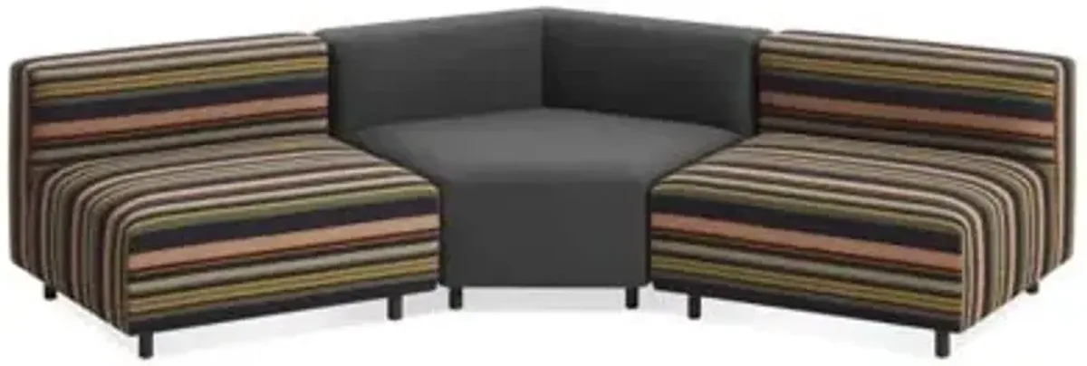 9 Yard Outdoor Armless Angled Sectional Sofa