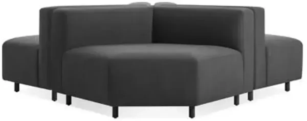 9 Yard Outdoor Wide Corner Cluster Sofa