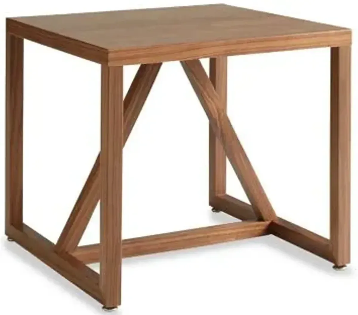 Strut Wood Side Table