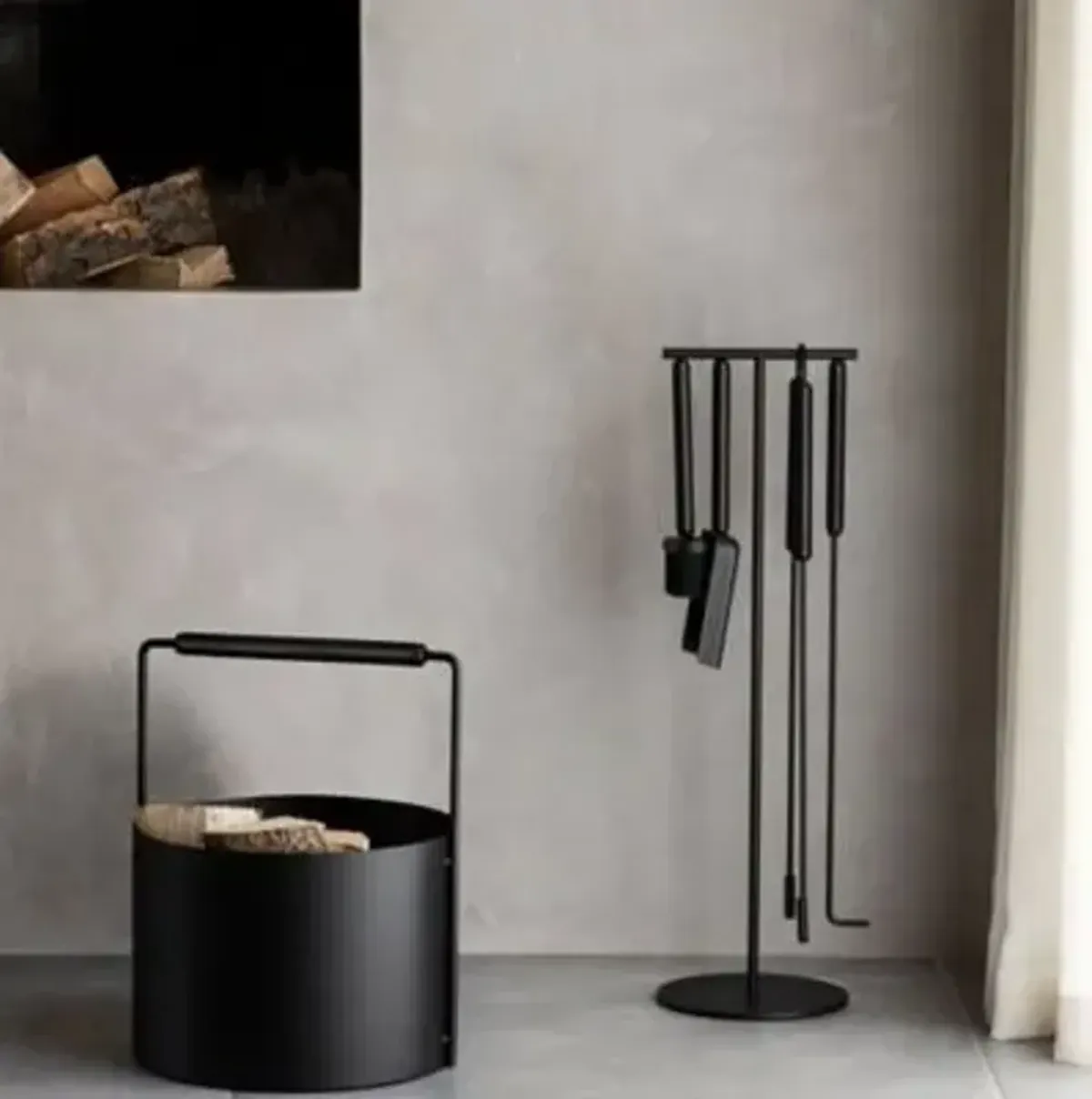 ASHI 5 Piece Fireplace Tool Set
