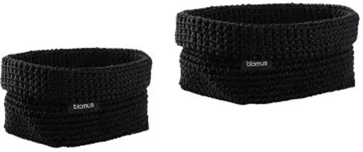 Tela Crochet Storage Basket, Set of 2