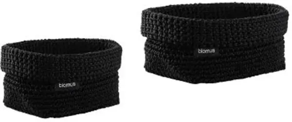 Tela Crochet Storage Basket, Set of 2
