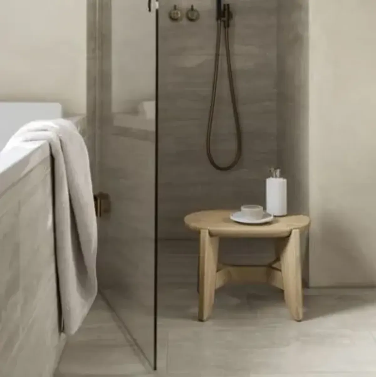 Creto Concrete Round Tray