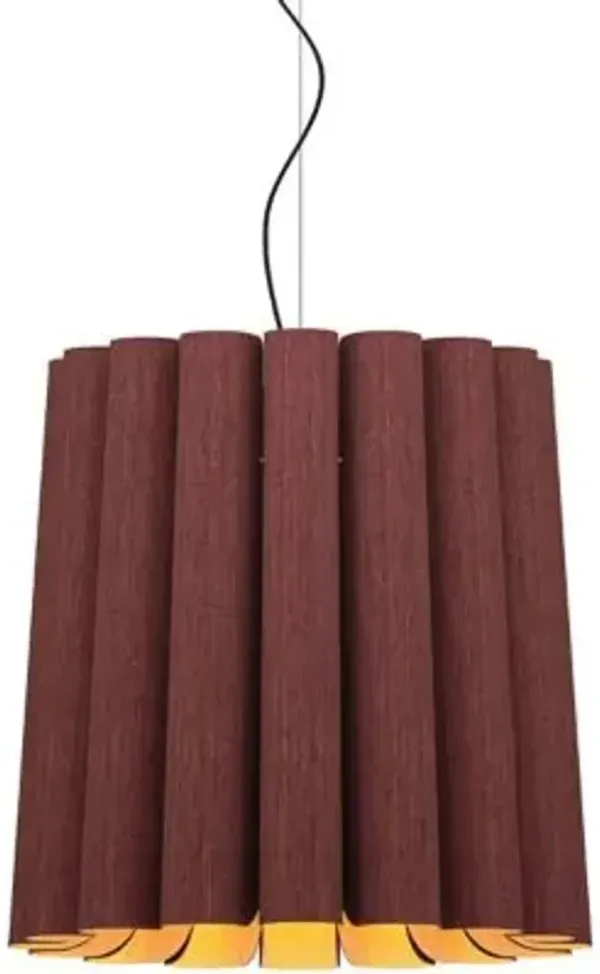 Renata Long Drum Pendant