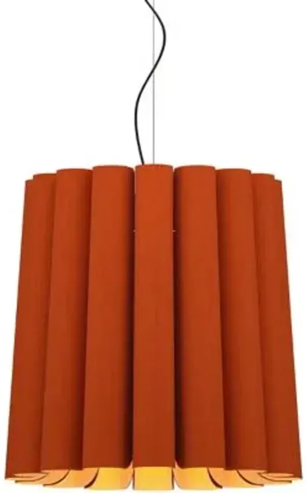 Renata Long Drum Pendant