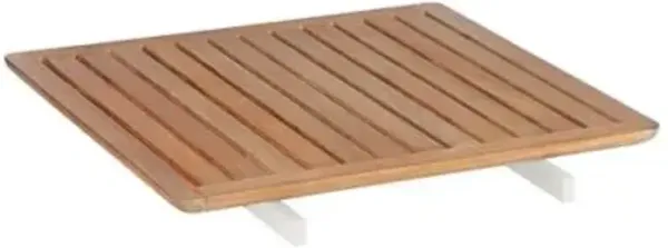 Layout Outdoor Bridging Table with Teak Top