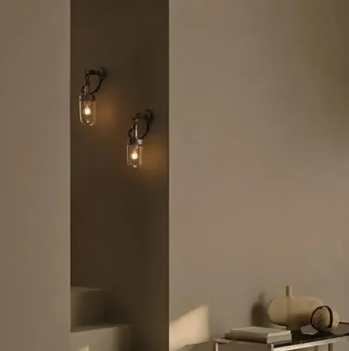 Well Glass Wall Sconce