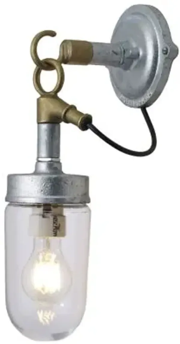 Well Glass Wall Sconce