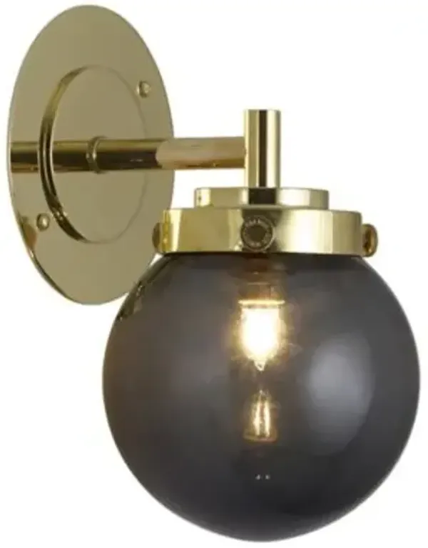Mini Globe Bath Wall Sconce