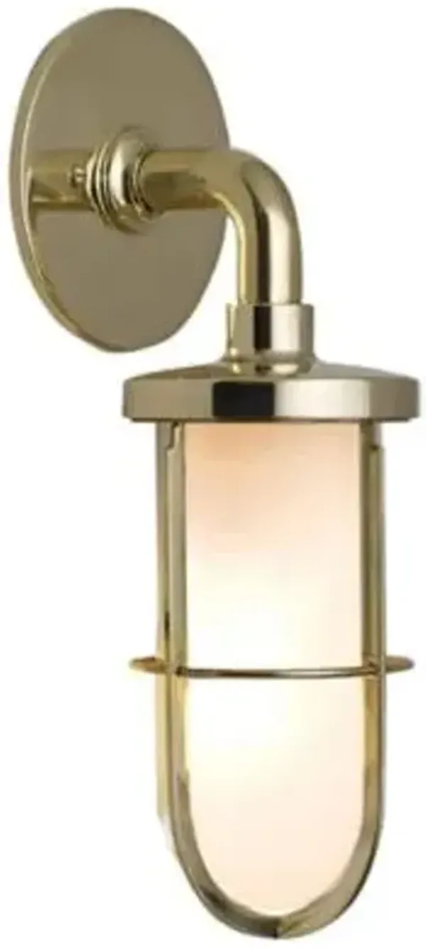 Weatherproof Ship's Well Outdoor Wall Sconce