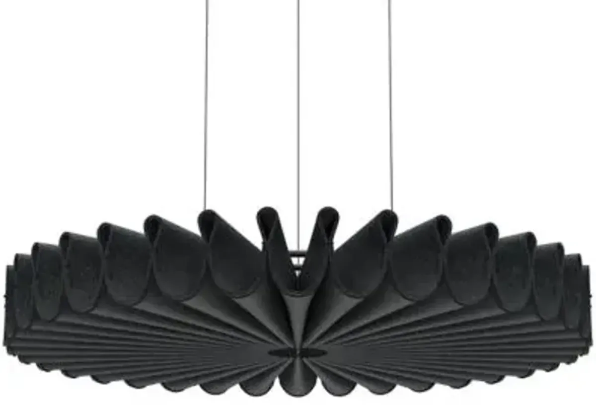 BuzziPleat Ripple Acoustic Decorative Suspended Sculpture