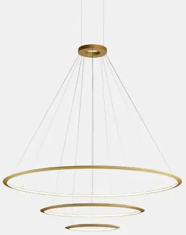 Circular LED 3 Tier Chandelier