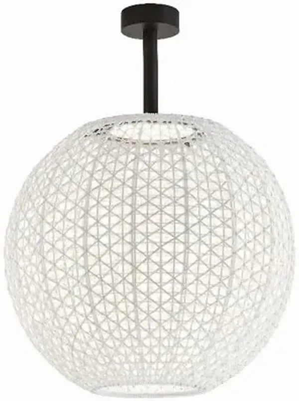 Nans Outdoor LED Sphere Flushmount