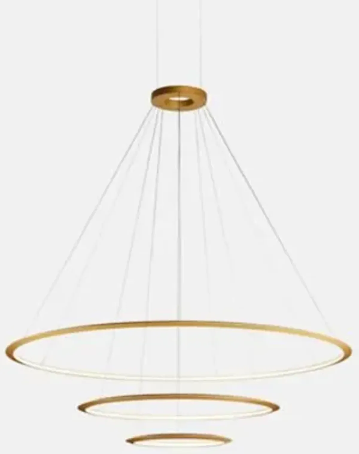 Circular LED 3 Tier Chandelier