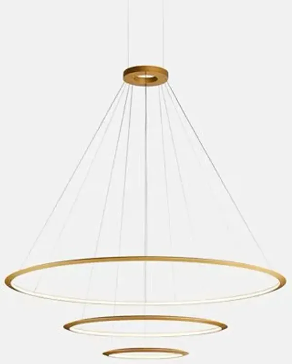 Circular LED 3 Tier Chandelier