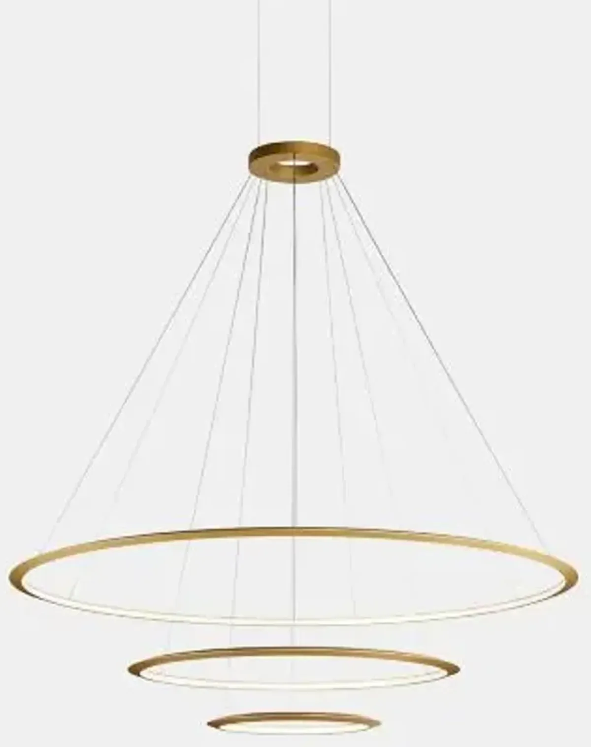 Circular LED 3 Tier Chandelier