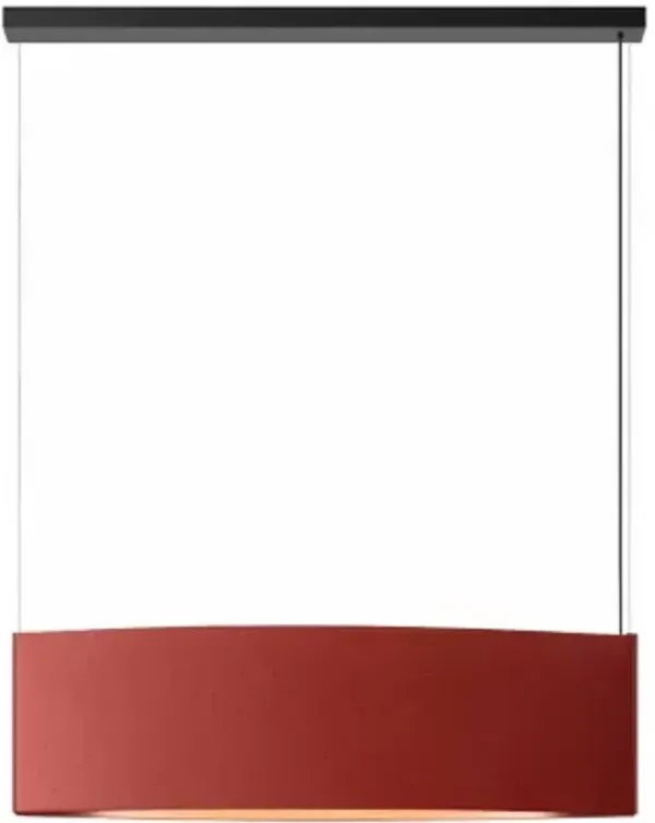 Noren LED Horizontal Rectangular Pendant