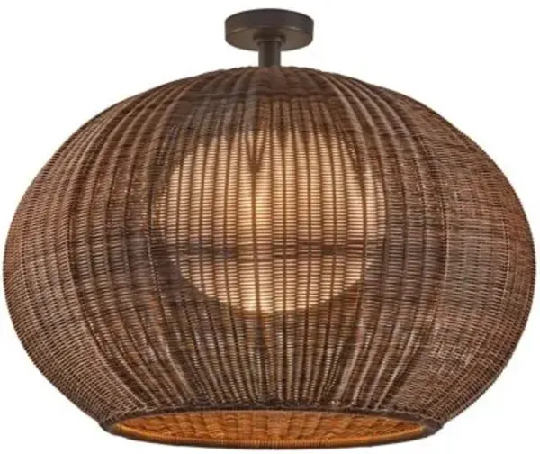 Garota 02 Outdoor Semi-Flushmount