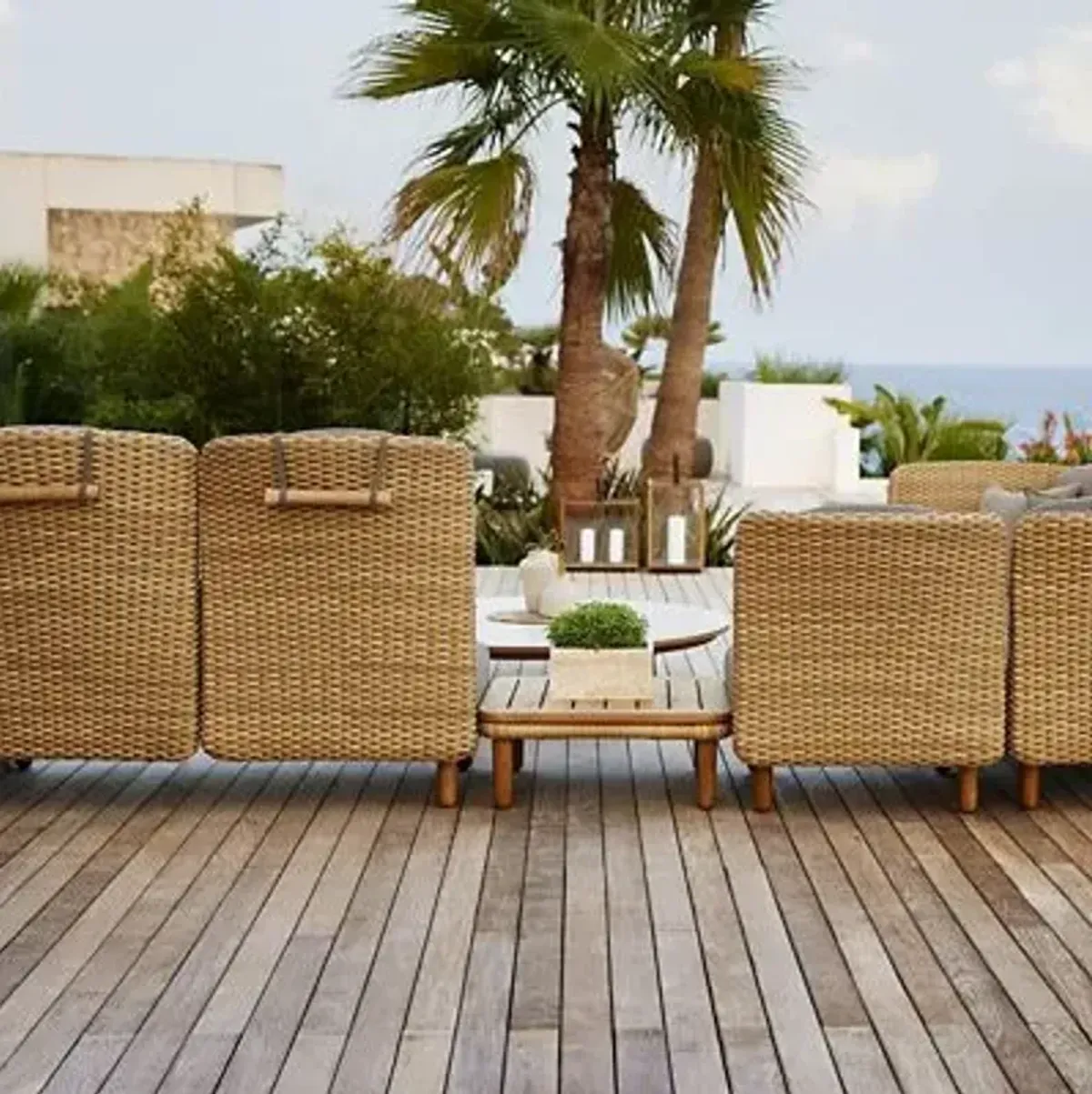 Arch Outdoor 2-Seater Sofa with Low Arm/Backrest