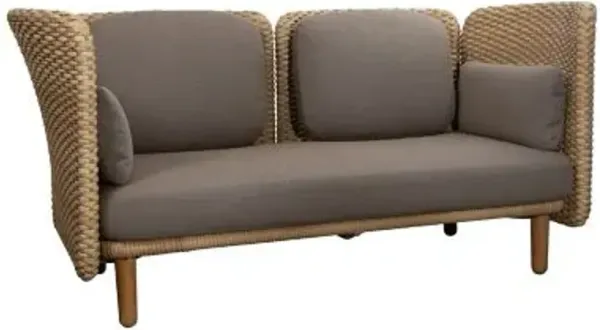 Arch Outdoor 2-Seater Sofa with Low Arm/Backrest