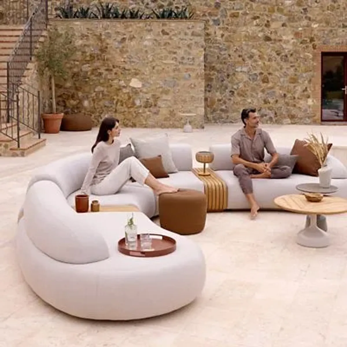 Mellow Outdoor Module Sofa Coffee Table