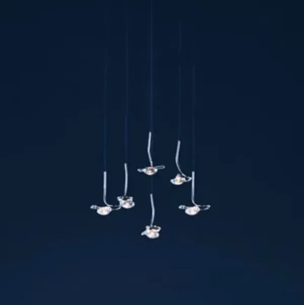 Jackie O LED Square Multi-Light Pendant