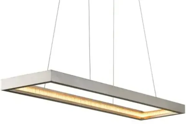 Jasmine LED Rectangular Frame Linear Pendant
