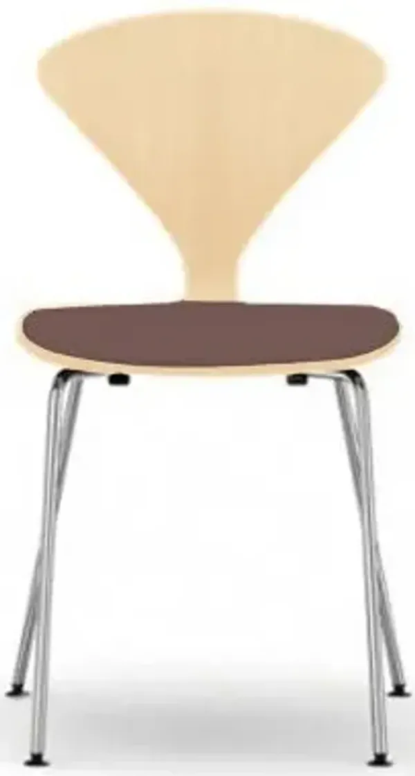 Cherner Metal Base Chair with Seat Pad