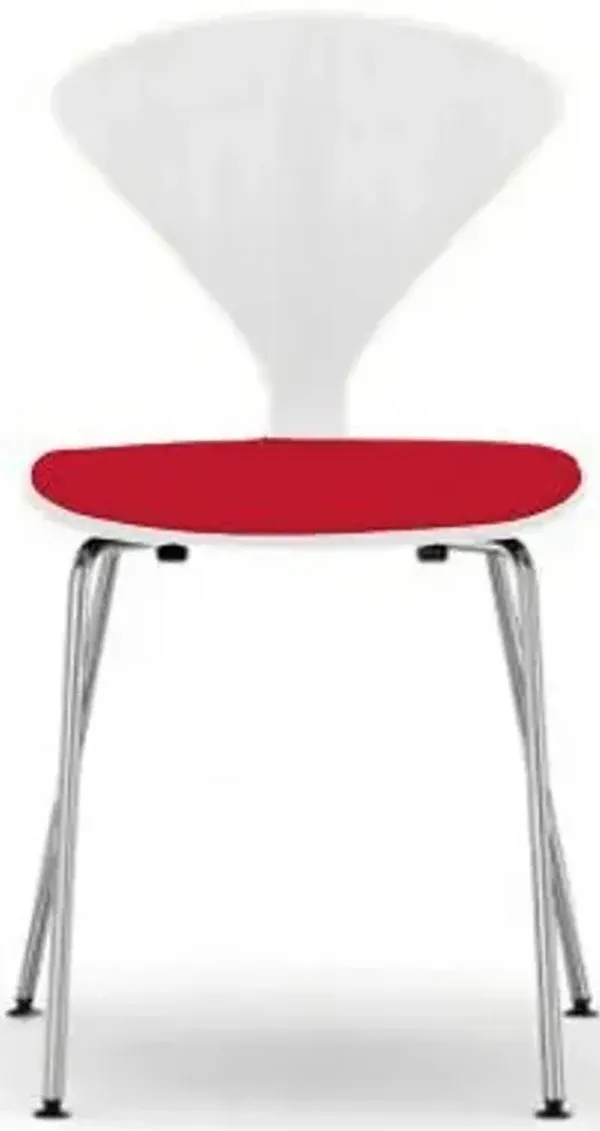 Cherner Metal Base Chair with Seat Pad