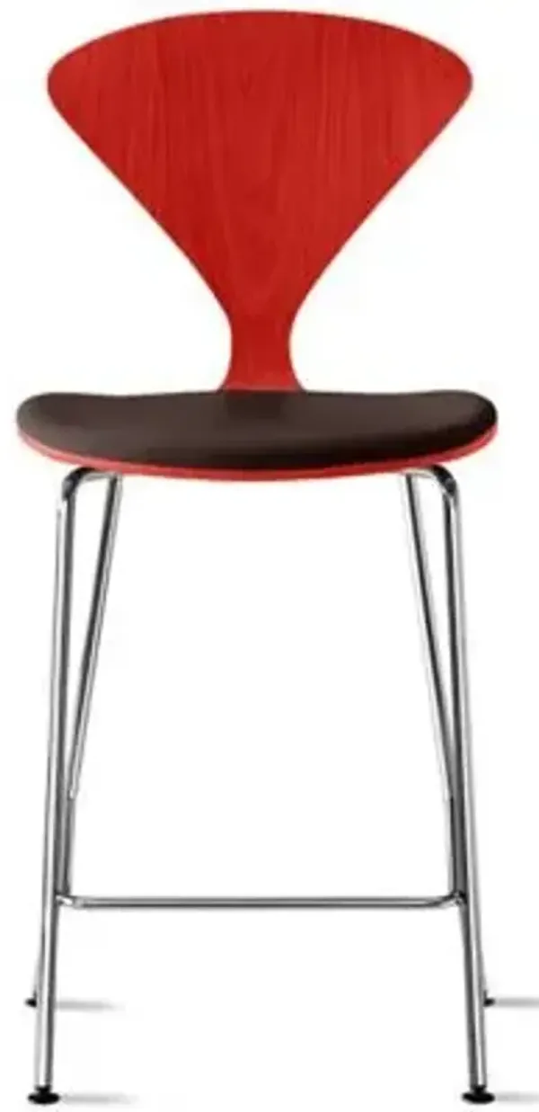 Cherner Metal Base Stool with Seat Pad