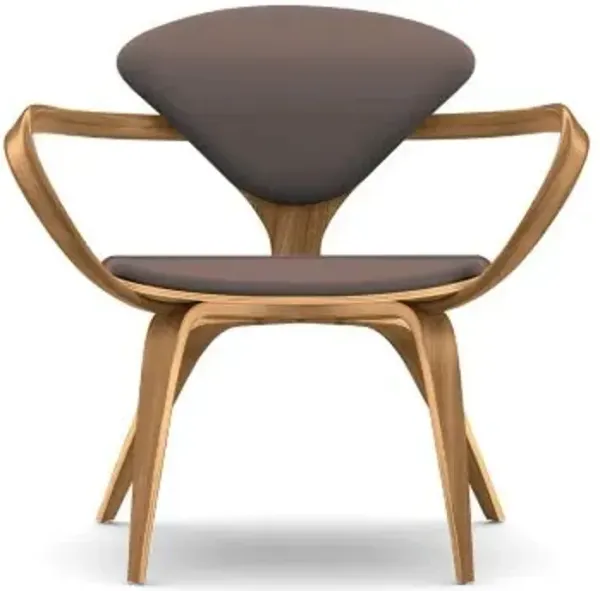 Cherner Seat and Back Upholstered Lounge Armchair