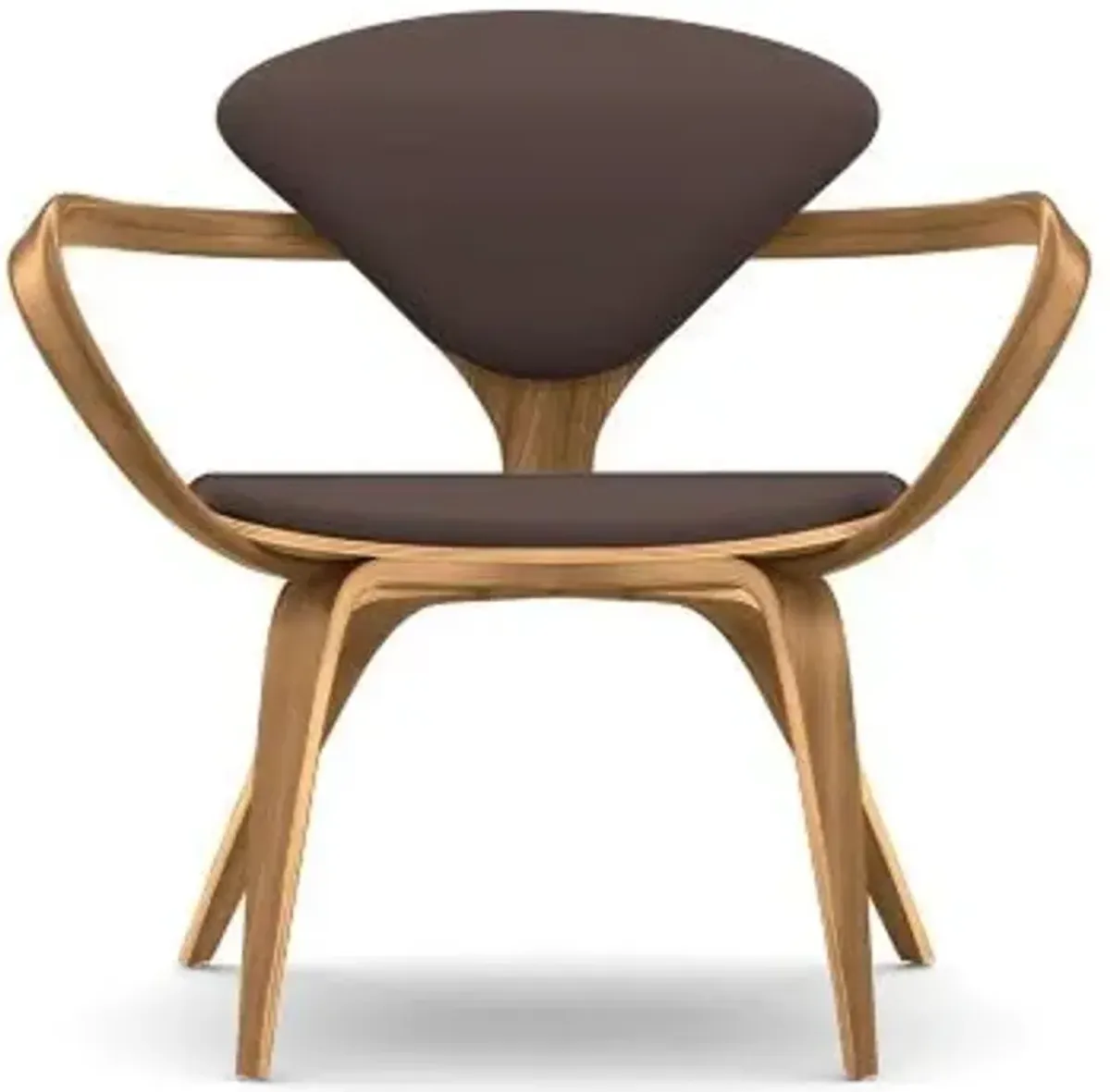 Cherner Seat and Back Upholstered Lounge Armchair