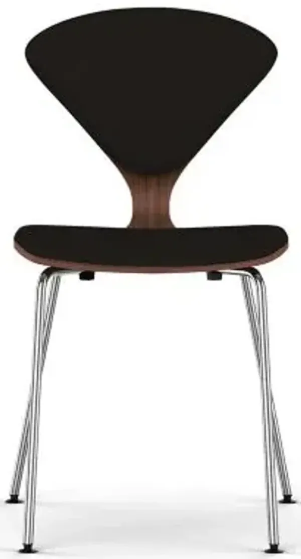 Cherner Seat and Back Upholstered Metal Base Chair