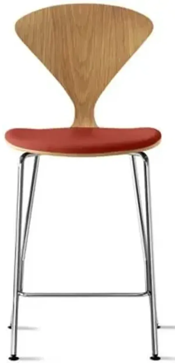 Cherner Metal Base Stool with Seat Pad
