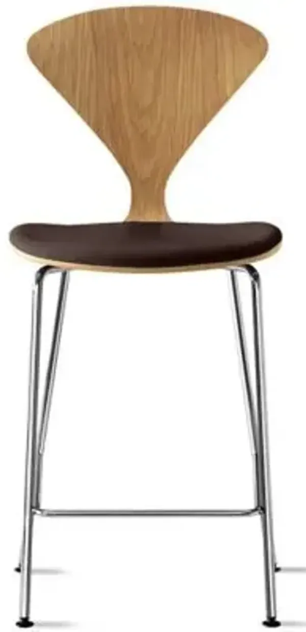 Cherner Metal Base Stool with Seat Pad