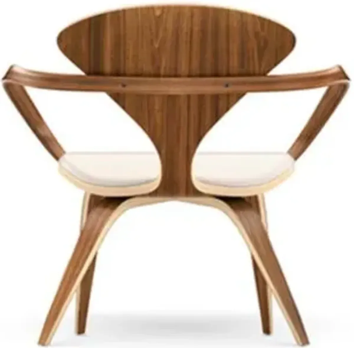 Cherner Seat and Back Upholstered Lounge Armchair