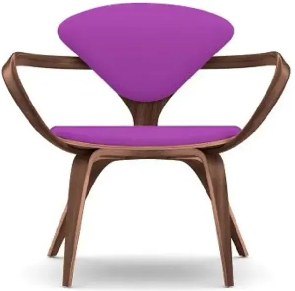 Cherner Seat and Back Upholstered Lounge Armchair