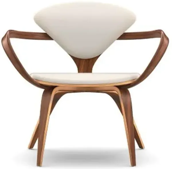 Cherner Seat and Back Upholstered Lounge Armchair